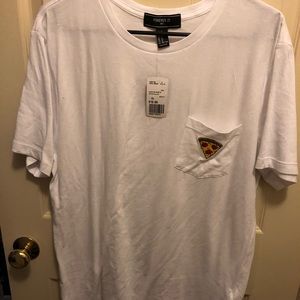 NWT f21 pizza pocket tee